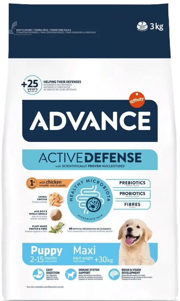 Advance Dog Maxi Puppy Chicken & Rice корм для щенков крупных пород 3 кг (513319)
